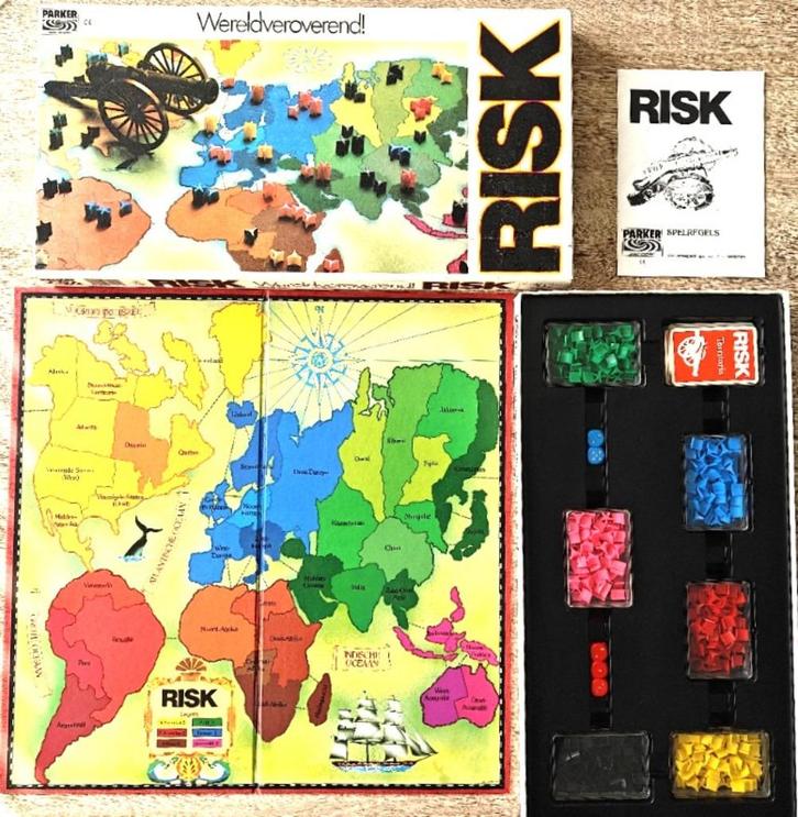 RISK Wereldveroverend, Bordspel., Hobby en Vrije tijd, Gezelschapsspellen | Bordspellen, Een of twee spelers, Drie of vier spelers