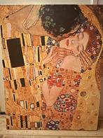 Kunst op Canvas De Kus - Klimt, 75 tot 100 cm, Print, Gebruikt, Ophalen