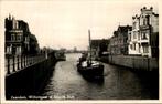Zaandam, Wilhelminasluis met vrachtschip, Ophalen of Verzenden, 1920 tot 1940, Gelopen, Noord-Holland