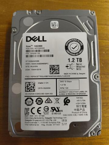 Dell 1.2 TB SAS 10k Drives beschikbaar voor biedingen