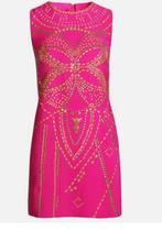 VERSACE H&M PARTY PINK roze zijden jurk zgan 36 CHCS, Ophalen of Verzenden, Zo goed als nieuw, Versace for H&M, Roze