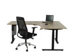 Elektrisch verstelbaar hoekbureau - 200x160cm, Ophalen of Verzenden, Elektrisch, Nieuw