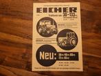 Tractor folder Eicher traktoren 30-133 ps, Ophalen of Verzenden, Zo goed als nieuw