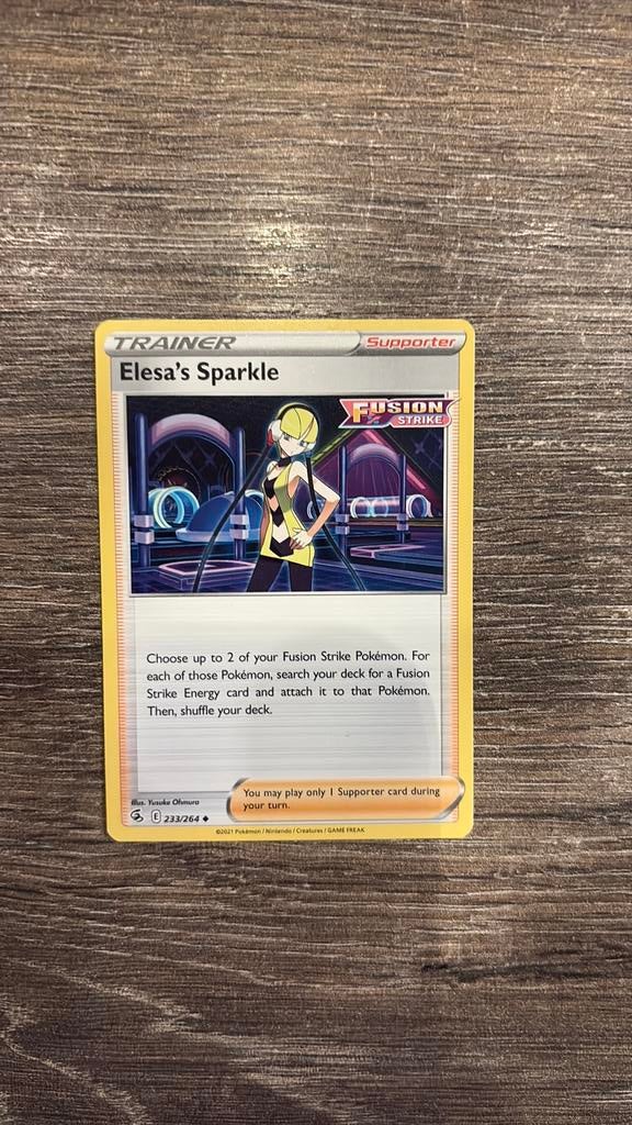 FST Elesa’s Sparkle 233/264, Hobby en Vrije tijd, Verzamelkaartspellen | Pokémon, Ophalen of Verzenden, Zo goed als nieuw