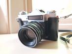 Revue / Zenith Spiegelreflex Camera met Helios 44-2 Lens, Audio, Tv en Foto, Fotocamera's Analoog, Ophalen of Verzenden, Gebruikt