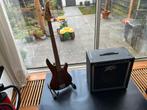 Basgitaar Yamaha RBX 350 + versterker Peavey Basic 60, Ophalen, Gebruikt, Elektrisch