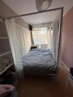 Ikea bed Vitarna 140x200, Ophalen, Wit, Tweepersoons, 140 cm