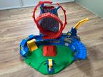 Hot Wheels Monster Truck T-Rex Vulkaan Arena, Kinderen en Baby's, Speelgoed | Racebanen, Ophalen, Zo goed als nieuw, Handmatig