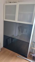 Ikea deurtjes voor een Besta kast, Ophalen, Gebruikt, Glas, Minder dan 150 cm