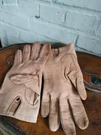 Brocante leren handschoenen dames, Antiek en Kunst, Ophalen of Verzenden