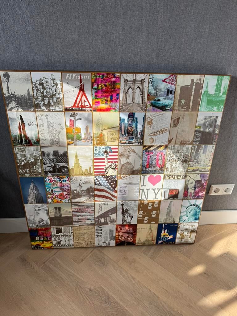 Canvas New York, Huis en Inrichting, Woonaccessoires | Wanddecoraties, Ophalen of Verzenden, Zo goed als nieuw