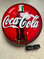 Coca-Cola Lichtbak Tchaj Displays Vintage Lamp, Ophalen of Verzenden, Reclamebord