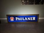 Paulaner Bier Lichtreclame., Ophalen of Verzenden, Gebruikt, Lichtbak of (neon) lamp
