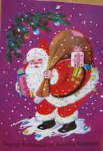 Kerst - Prettige kerstdagen met kerstman met zak cadeautjes, Verzenden, 1960 tot 1980, Gelopen, Overige thema's