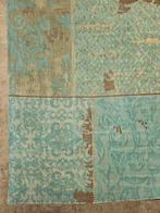 Vintage oosters patchwork vloerkleed turquoise 169x237cm, Huis en Inrichting, Stoffering | Tapijten en Kleden, 200 cm of meer