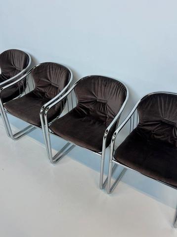 Set van 4 Gastone Rinaldi eetkamerstoelen voor Rima beschikbaar voor biedingen