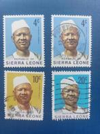 Postzegel Siera Leone 1973 4 zegels President Stevens 15-11, Postzegels en Munten, Postzegels | Afrika, Verzenden, Overige landen