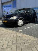 Opel Corsa 1.2 16V 5D 2004 Zwart, Auto's, Voorwielaandrijving, 450 kg, 74 pk, Zwart