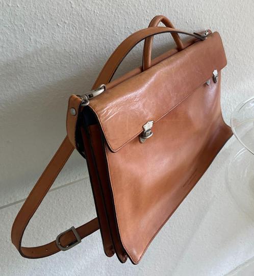 Hester van Eeghen, design schoudertas, Sieraden, Tassen en Uiterlijk, Tassen | Schoudertassen, Gebruikt, Overige merken, Bruin
