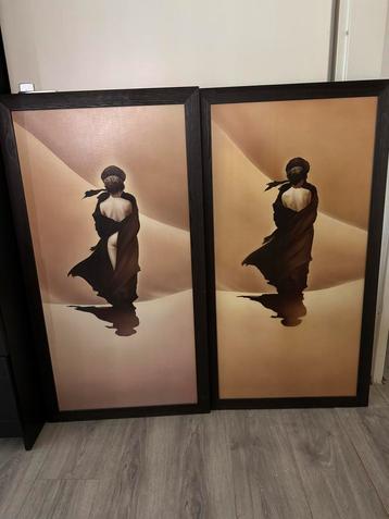 Schilderijen - 57x107cm - Wegens Verhuizing beschikbaar voor biedingen