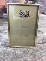 Oud Vintage Messing Fotolijst Fotolijstje, Ophalen, Zo goed als nieuw