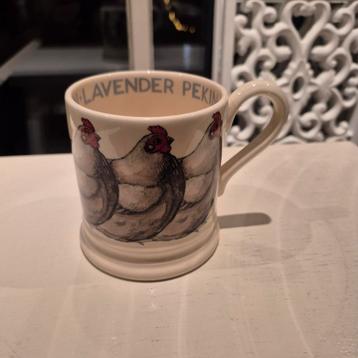 Emma Bridgewater mok 0.5 1/2 pt Lavender Pekin kip nieuw  beschikbaar voor biedingen