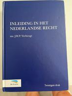 J.W.P. Verheugt - Inleiding in het Nederlandse recht, Ophalen of Verzenden, Gelezen, J.W.P. Verheugt