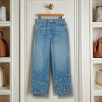 COS Nieuw Jeans met strass steentjes 30, Kleding | Dames, Broeken en Pantalons, COS, Blauw, Maat 46/48 (XL) of groter, Nieuw