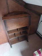 Antiek Bureau met Opklapblad, Huis en Inrichting, Ophalen, Gebruikt, 100 tot 150 cm, Eikenhout