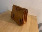 Leren schooltas, Sieraden, Tassen en Uiterlijk, Tassen | Schooltassen, Ophalen, Bruin, Aktetas of Boekentas, Leer