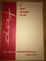 DAF Daffodil brochure/folder 1960 persfoto's Frans NIEUW!, Ophalen of Verzenden, Nieuw