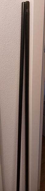 Ikea Gordijnroede 204cm - Tot 4m breed!, Ophalen, Zo goed als nieuw, Zwart