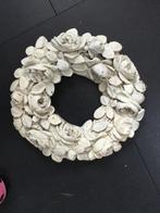 Tuindecoratie: stenen krans met ronde stenen rozen, Ophalen of Verzenden