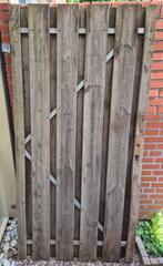 Tuinpoort met nieuw RVS Poortslot, Ophalen, Gebruikt, Minder dan 100 cm, Looppoort
