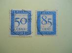 Nederland 1947-58 Portzegels Nvph.P100+P102 gestempeld, Postzegels en Munten, Postzegels | Nederland, Ophalen of Verzenden, Na 1940