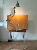 Nestler architecten tekentafel vintage jaren ‘50, Ophalen, Gebruikt, Minder dan 130 cm, Verlichting