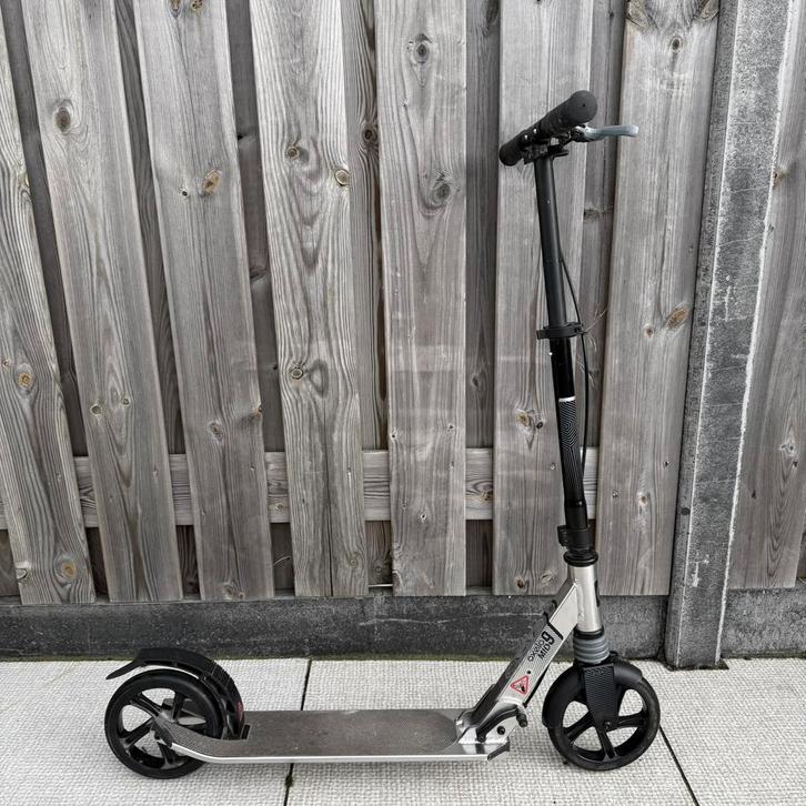 Oxelo volwassen step – grote wielen – inklapbaar – aluminium, Fietsen en Brommers, Steps, Zo goed als nieuw, Gewone step, Ophalen of Verzenden