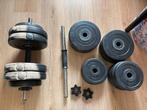 Verstelbare dumbbell set met gewichten (29kg), Sport en Fitness, Fitnessmaterialen, Ophalen, Zo goed als nieuw, Dumbbell