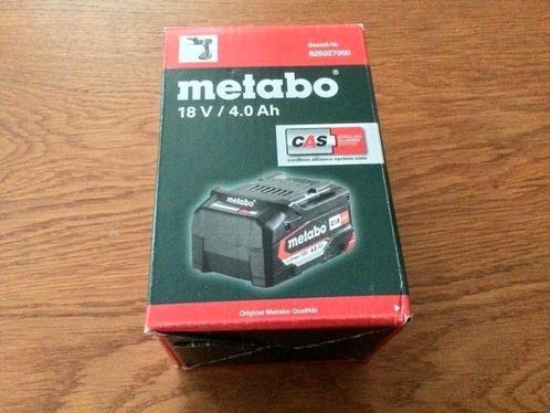 Metabo LI-POWER ACCU-PACK 18 V - 4.0 AH (625027000) - Nieuw, Doe-het-zelf en Verbouw, Gereedschap | Machine-onderdelen en Toebehoren