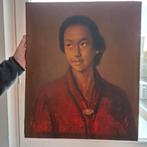 Philibert Foole Javaanse dame 50x60 cm., Antiek en Kunst, Ophalen