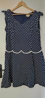 Lindy Bop Stippenjurk Maat 46/48, Kleding | Dames, Maat 46/48 (XL) of groter, Zo goed als nieuw, Knielengte, Lindy Bop