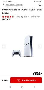 PlayStation 5, Spelcomputers en Games, Spelcomputers | Sony PlayStation 5, Ophalen of Verzenden, Zo goed als nieuw