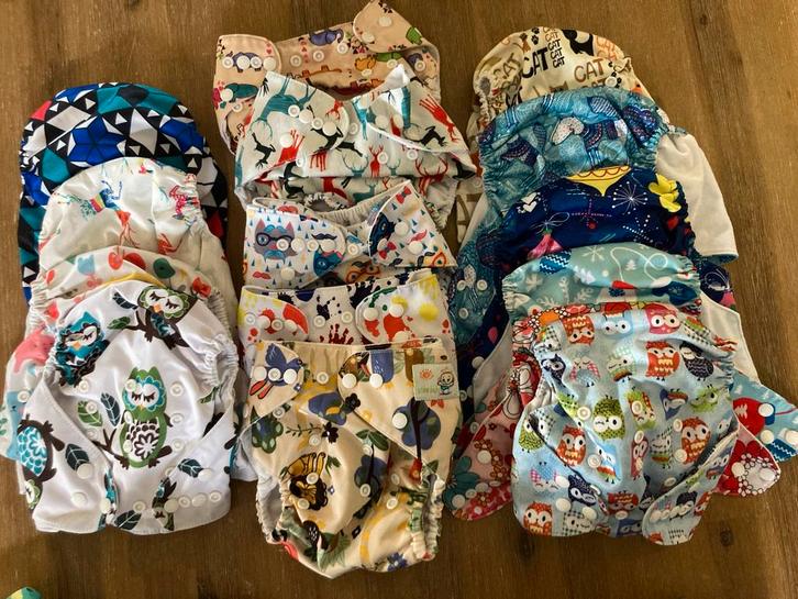 Wasbare luiers - all in one systeem, Kinderen en Baby's, Badjes en Verzorging, Ophalen of Verzenden