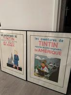 2 Originele Kuifje (Tintin) Schilderijen, Antiek en Kunst, Ophalen of Verzenden