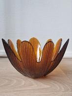 Vintage schaal, Ophalen of Verzenden, Zo goed als nieuw, Rond, Glas