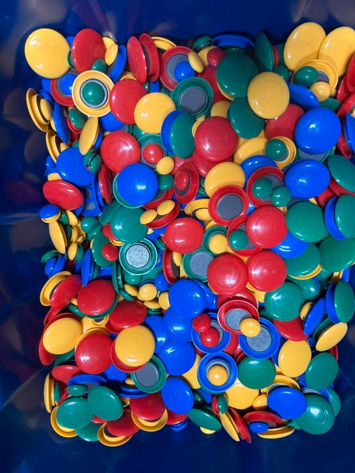 Magnetische Bouwstenen - Knutselen en Bouwen, Kinderen en Baby's, Speelgoed | Educatief en Creatief, Gebruikt, Knutselen, Ophalen of Verzenden