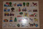 Houten puzzel boerderij 32 stukjes, 2 tot 4 jaar, 10 tot 50 stukjes, Nieuw, Ophalen of Verzenden