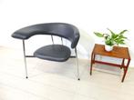 vintage fauteuil design DIVI DIVI Mark Van Tilburg Leolux, Gebruikt, Metaal, Vintage, Ophalen of Verzenden