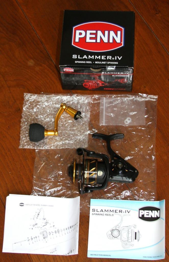 Penn Slammer IV 2500HS / Daiwa Tournament Whisker 1300SS, Watersport en Boten, Hengelsport | Algemeen, Zo goed als nieuw, Molen
