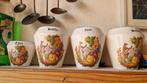 Vintage Voorraadpotten Set - Koffie, Thee, Zout, Suiker, Ophalen of Verzenden